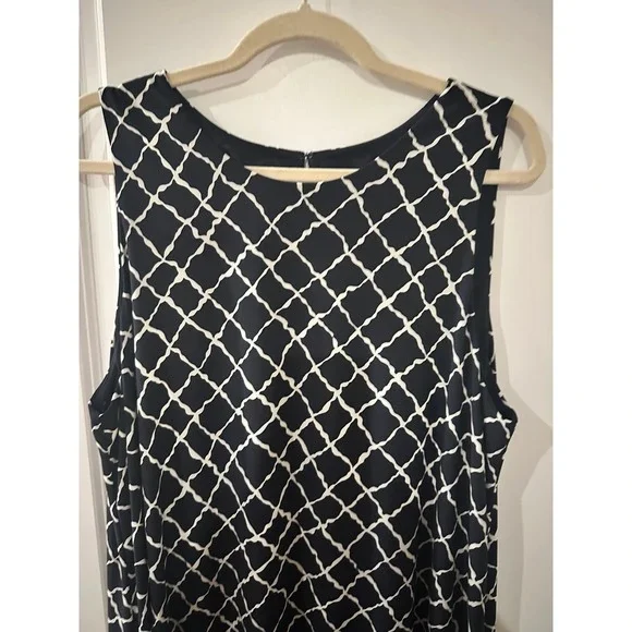 Anne Klein Dress SumAnne Klein Dress Summer Sleeveless Career Lined size 16 - Picture 2 of 5